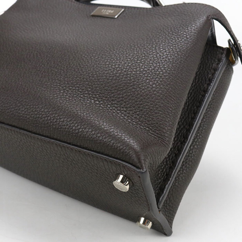 FENDI handbag 7VA506 Mini Essential Peekaboo women's brown - Picture 6 of 8